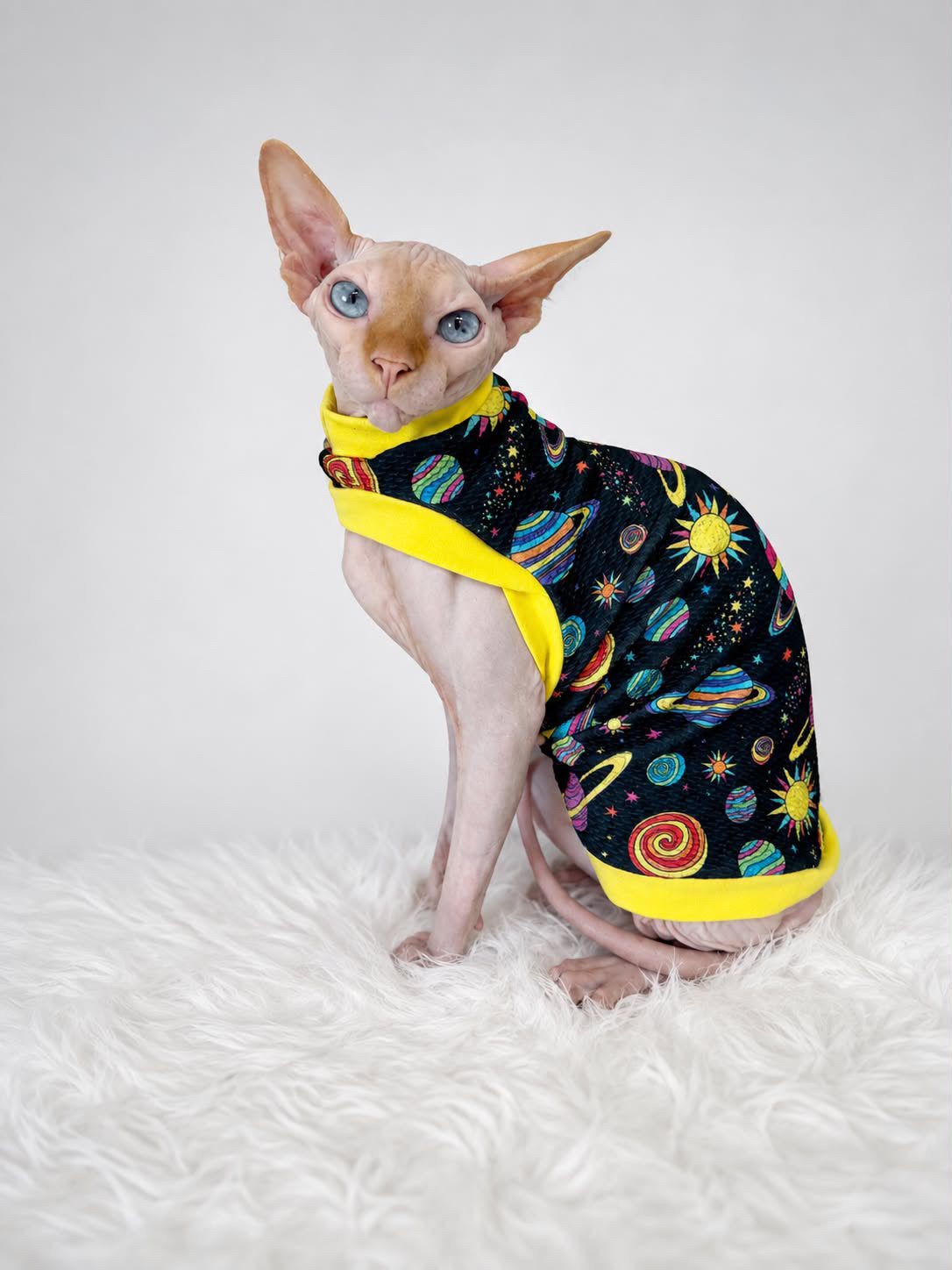 Lite Brite Galaxy Textured Shirt with One Arm Hole