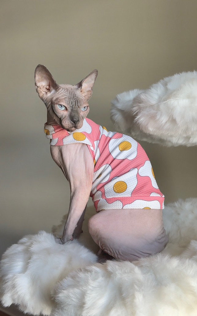 Pink Eggs Shirt with One Arm Hole // NoodyBums X MSD collab