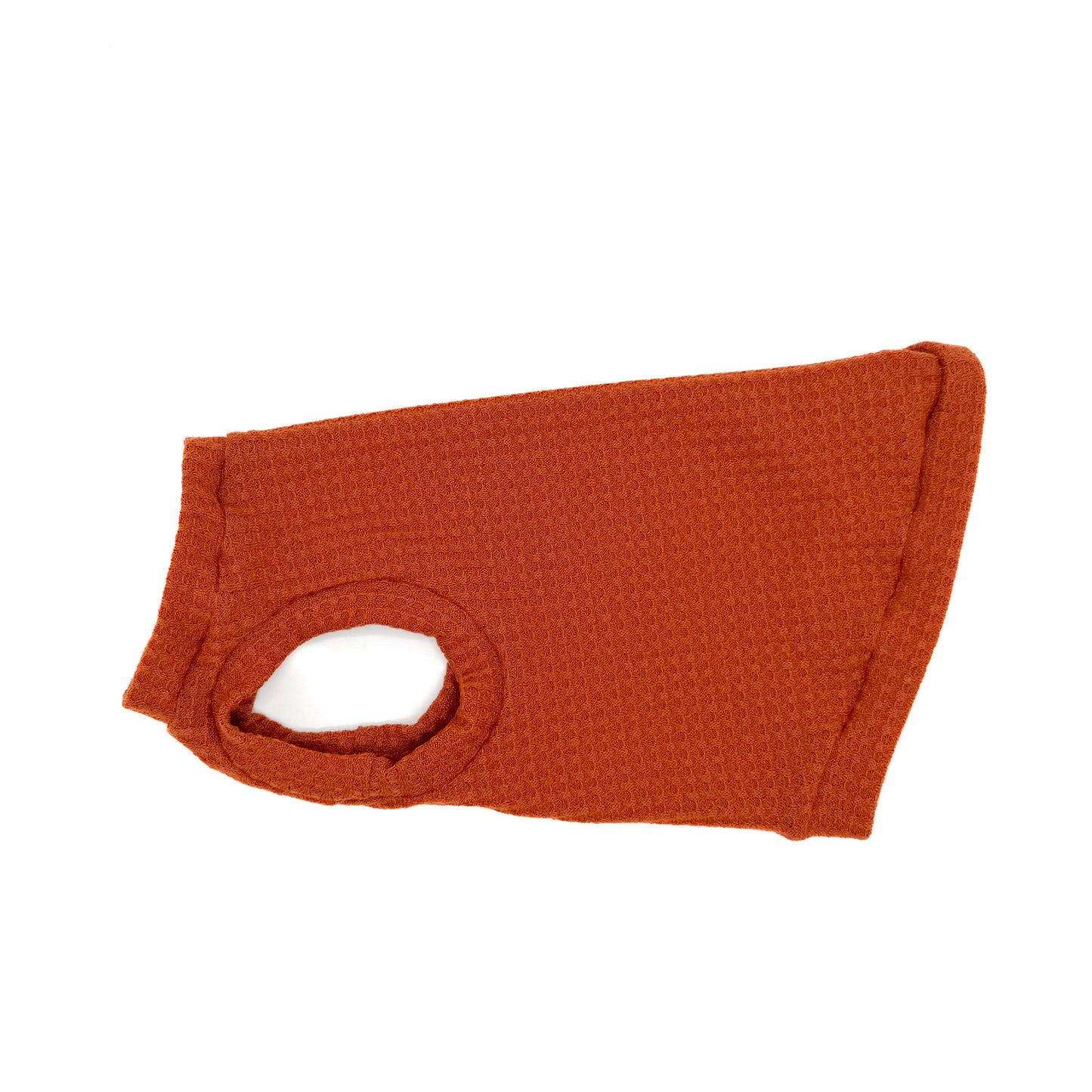 Rust Waffle Knit Shirt
