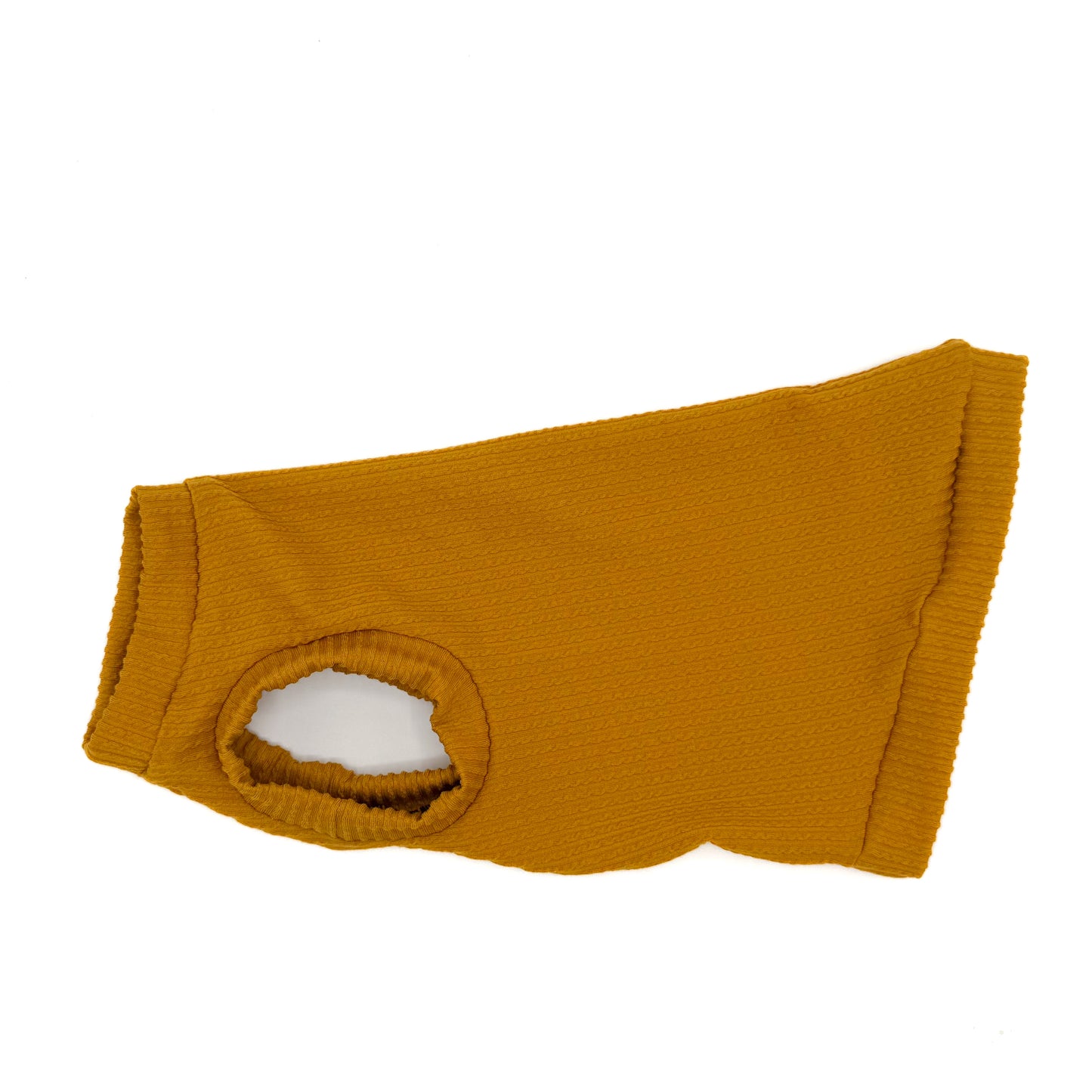 Mustard Chunky Ribbed Shirt