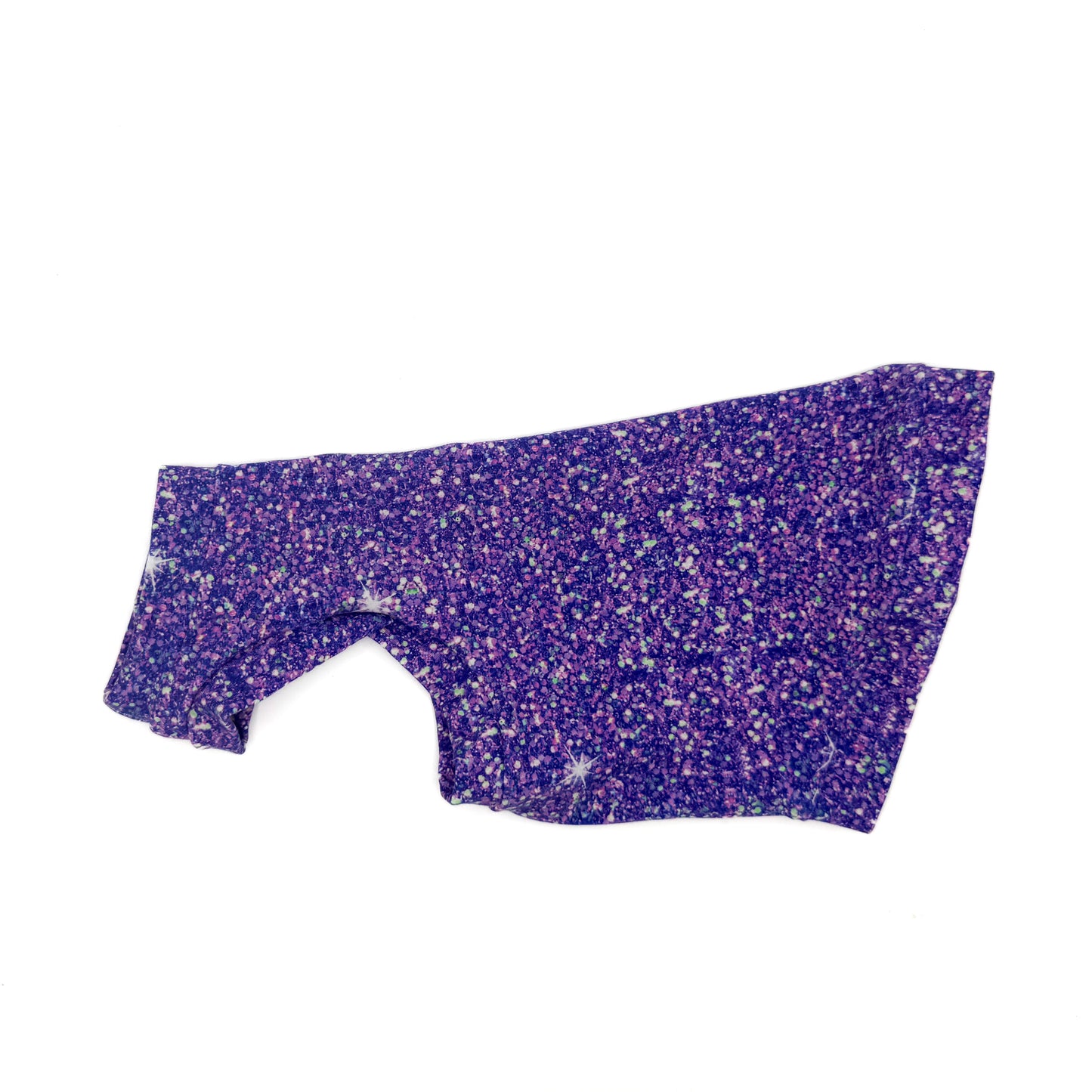 Purple Glitter Everyday Shirt with One Arm Hole