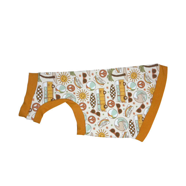 Beach Vibes UV 50+ Protective Sun Shirt with One Arm Hole