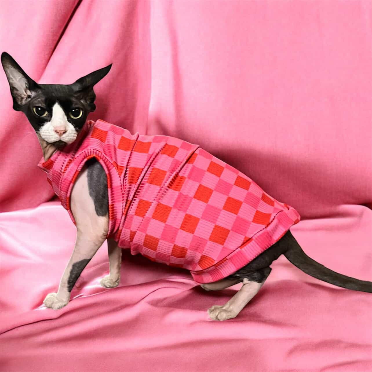 Valentine Checkers Ribbed Shirt