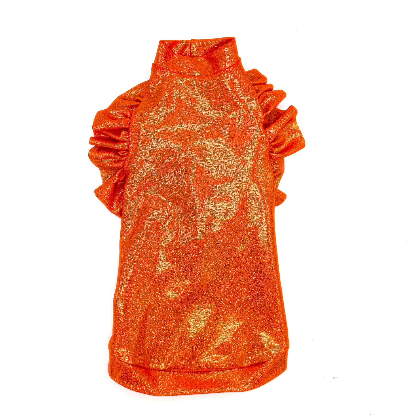 Tangerine Tango Wrinklebottom Sleeve Fashion Shirt