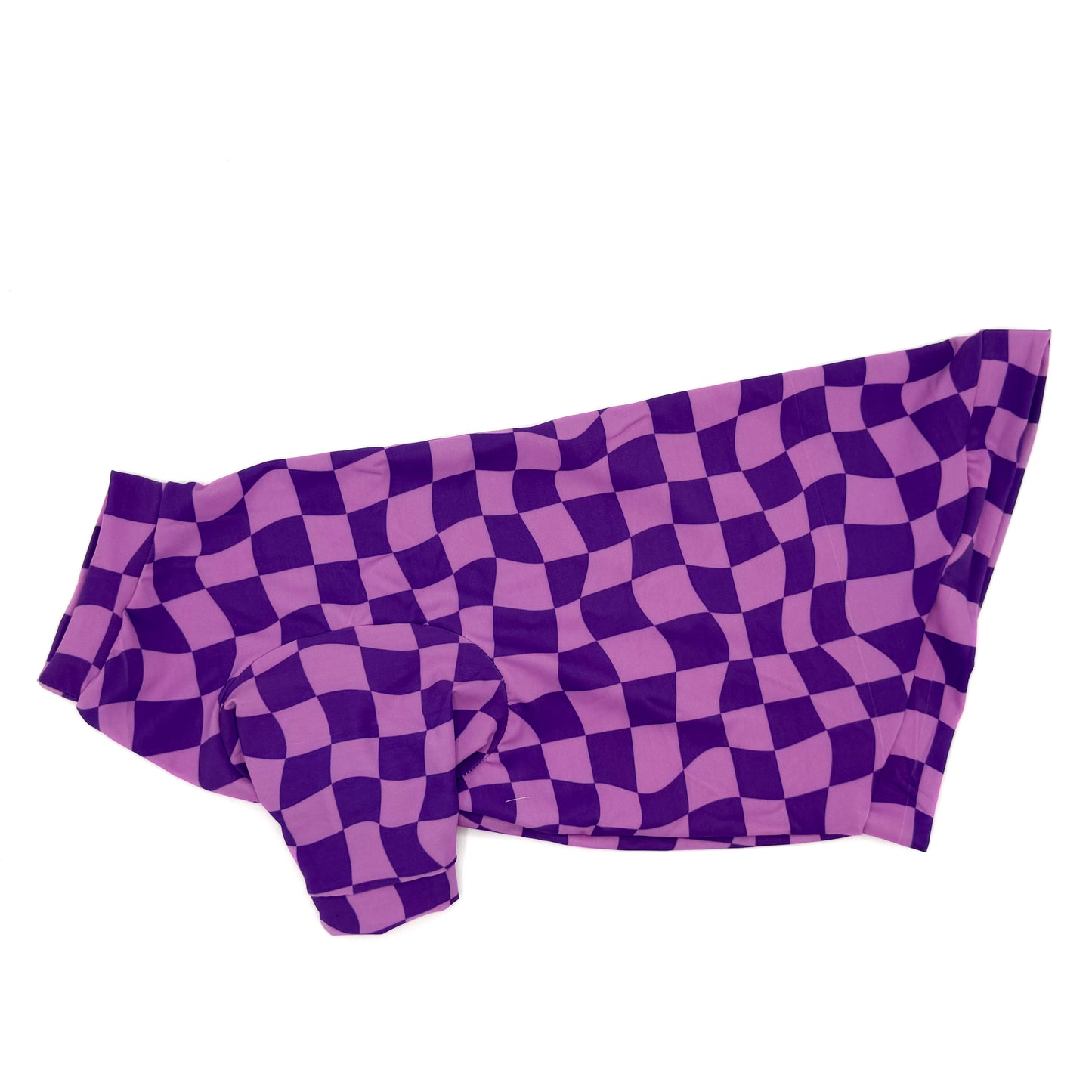 Purple Wavy Checks UV 50+ Long Sleeve Protective Sun Shirt