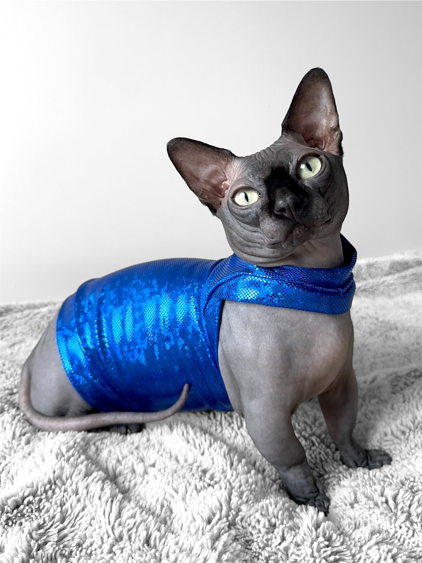 Royal Runway Fashion Shirt with One Arm Hole