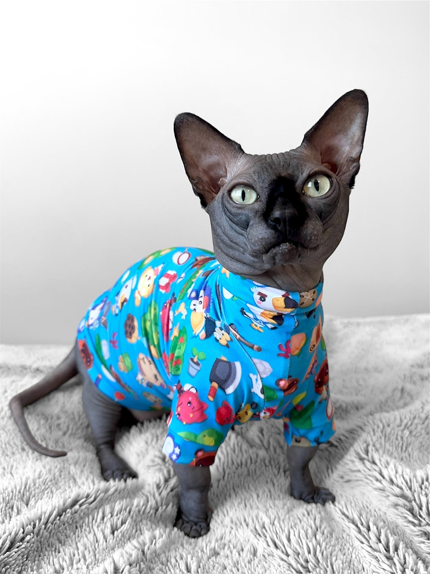 Cozy Cat Crossing Long Sleeve Luxe Shirt