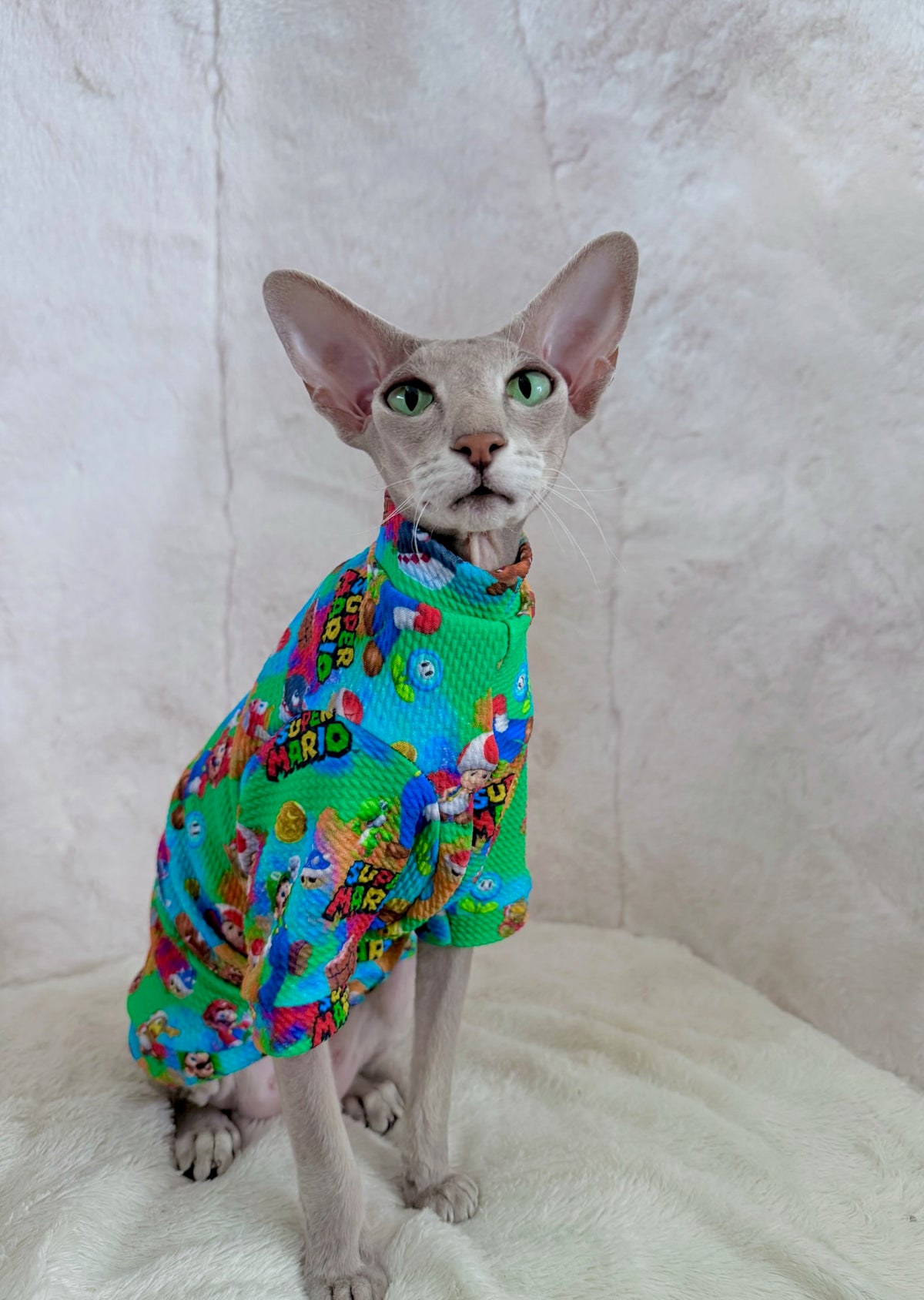 Super Kitty Bros Long Sleeve Textured Shirt