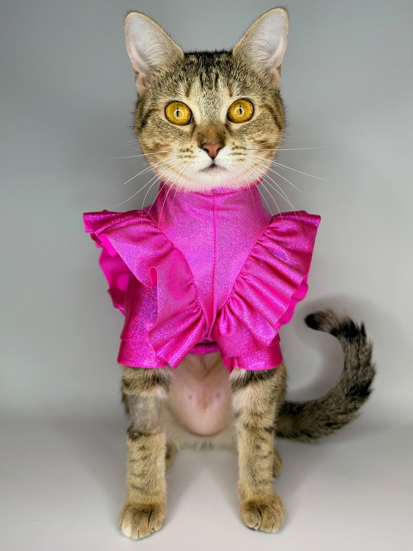 Beach Party Pink Wrinklebottom Sleeve Fashion Shirt