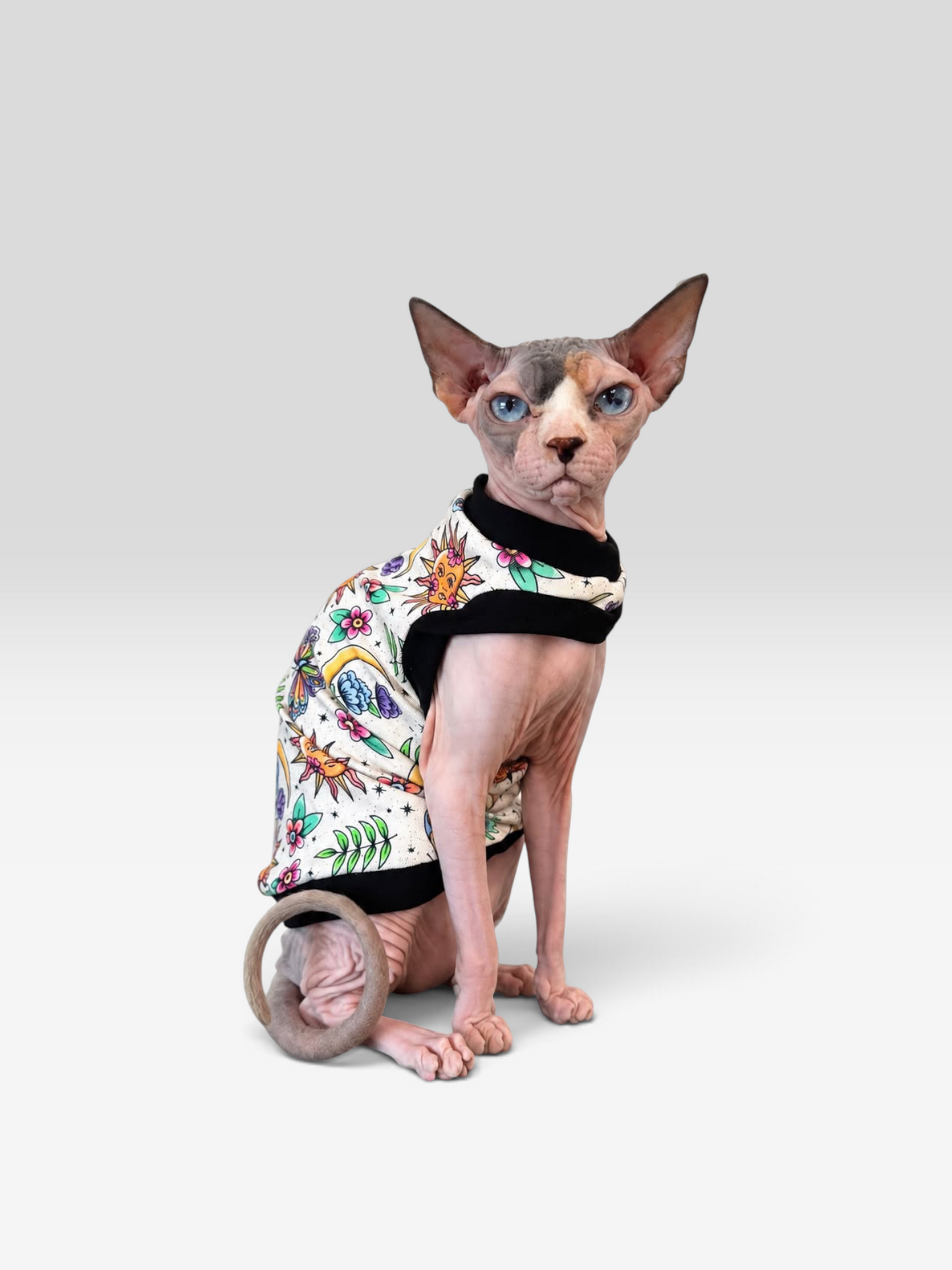 Celestial Flash Butter Knit Shirt with One Arm Hole