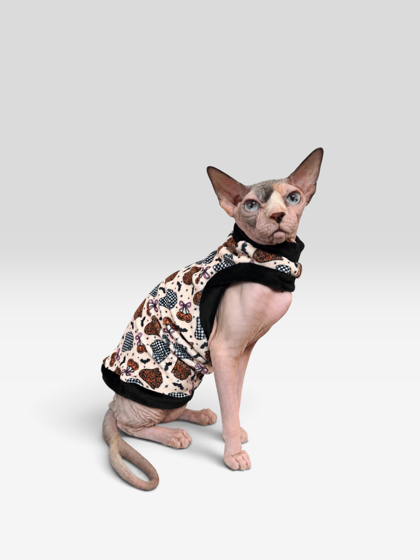 Let's Go Ghouls Plush Velvet Shirt with One Arm Hole