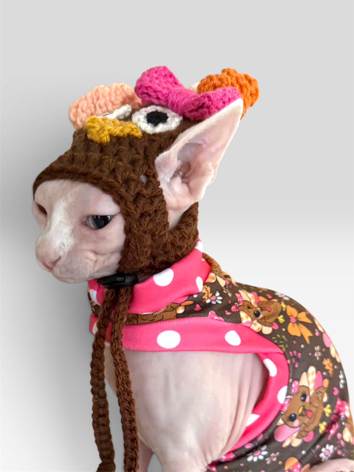 Pink Turkey Knit Hat