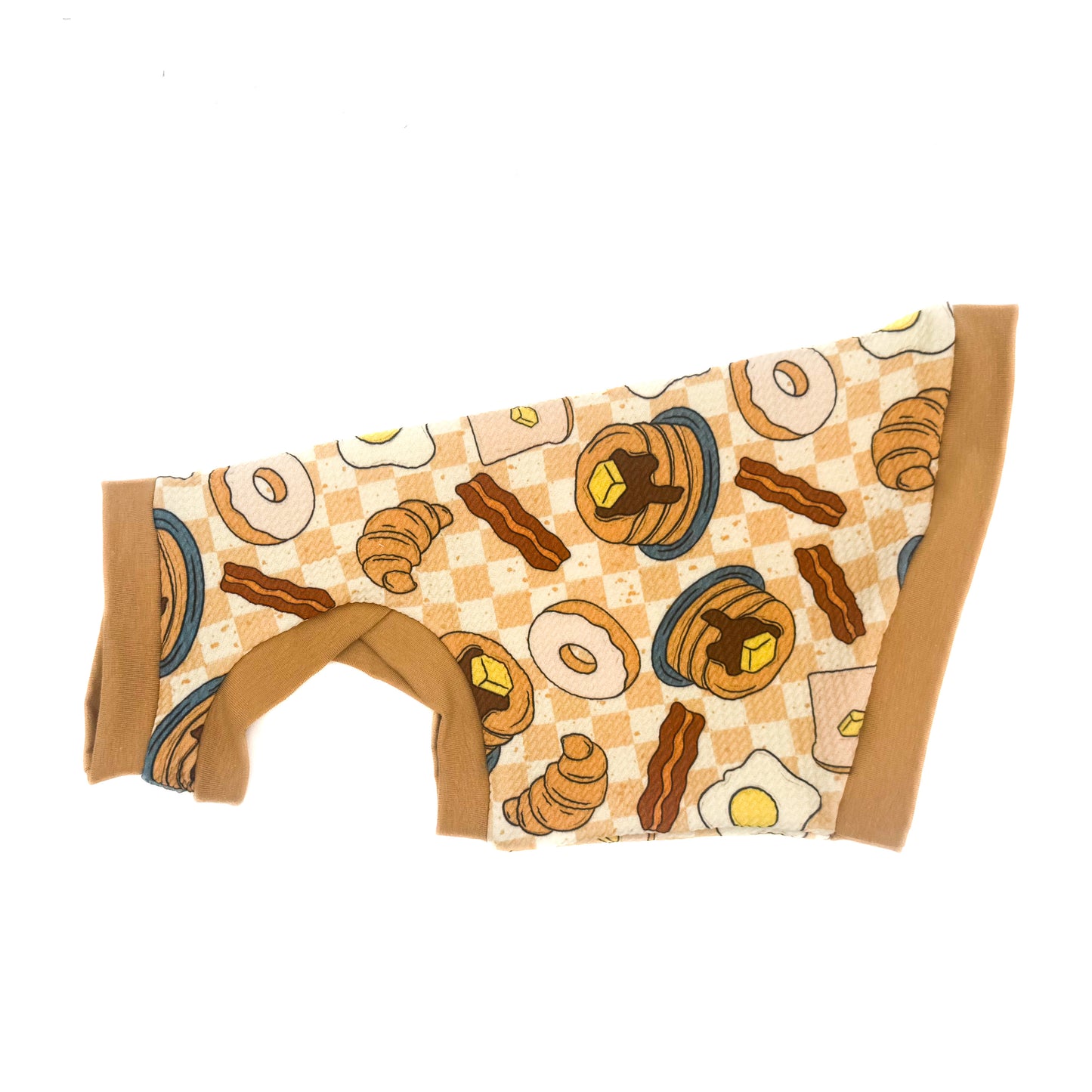 Eggs and Pawcakes Textured Shirt with One Arm Hole by @NoodyBums