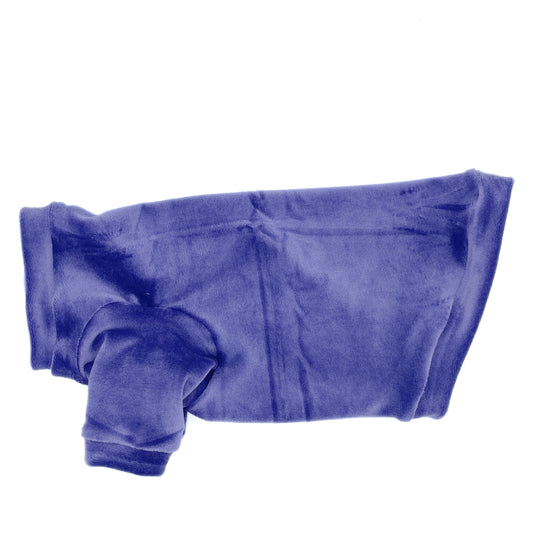 Purple Long Sleeve Plush Fleece Shirt