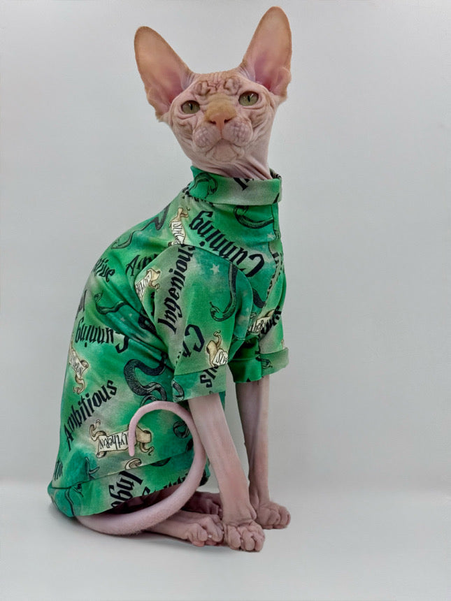 Slytherin Long Sleeve Bamboo Shirt