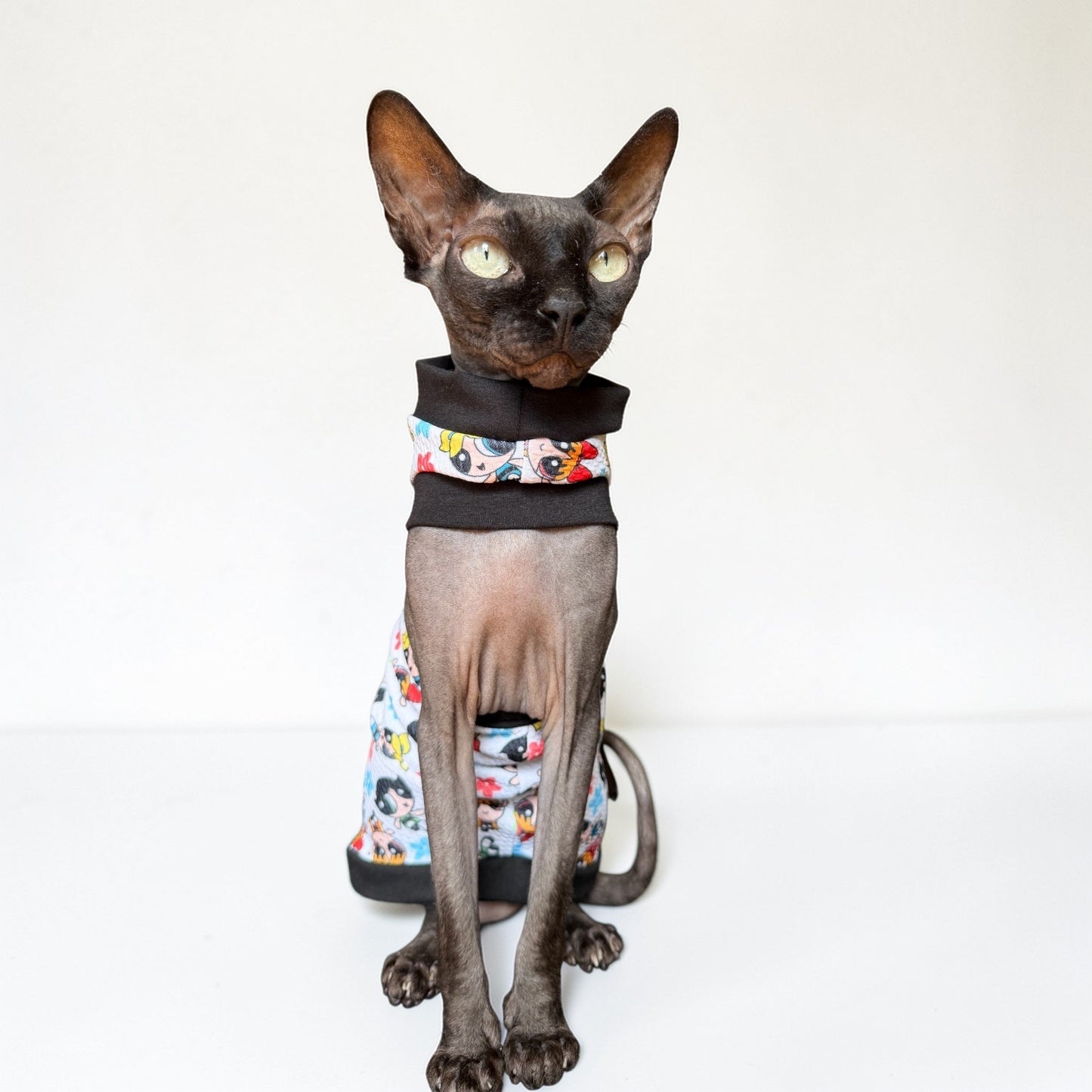 Purrpuff Girls Textured Shirt with One Arm Hole