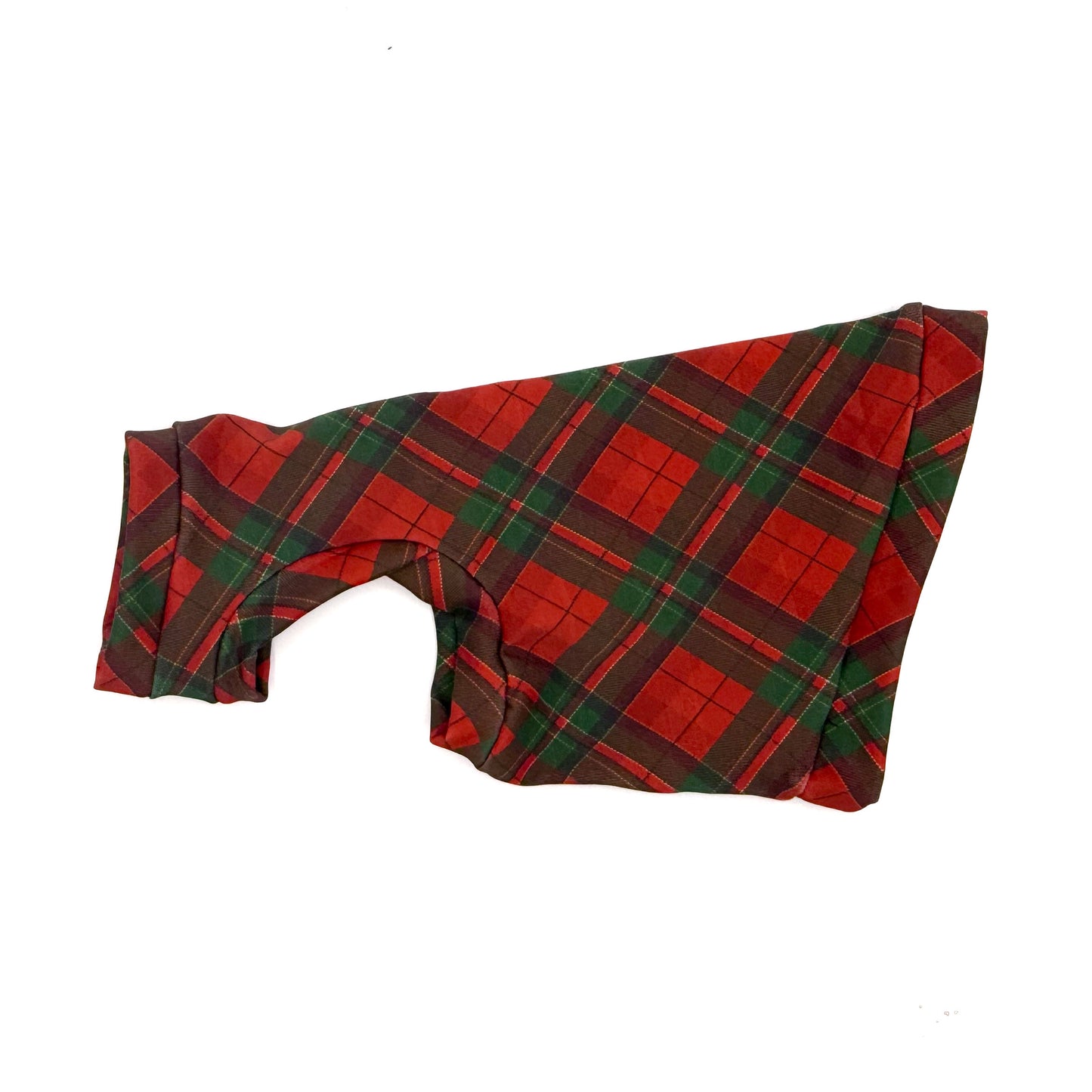 Holly Jolly Plaid Lightweight Sweatshirt with One Arm Hole