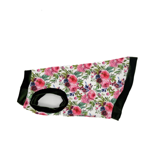 Green Velvet Floral Textured Shirt