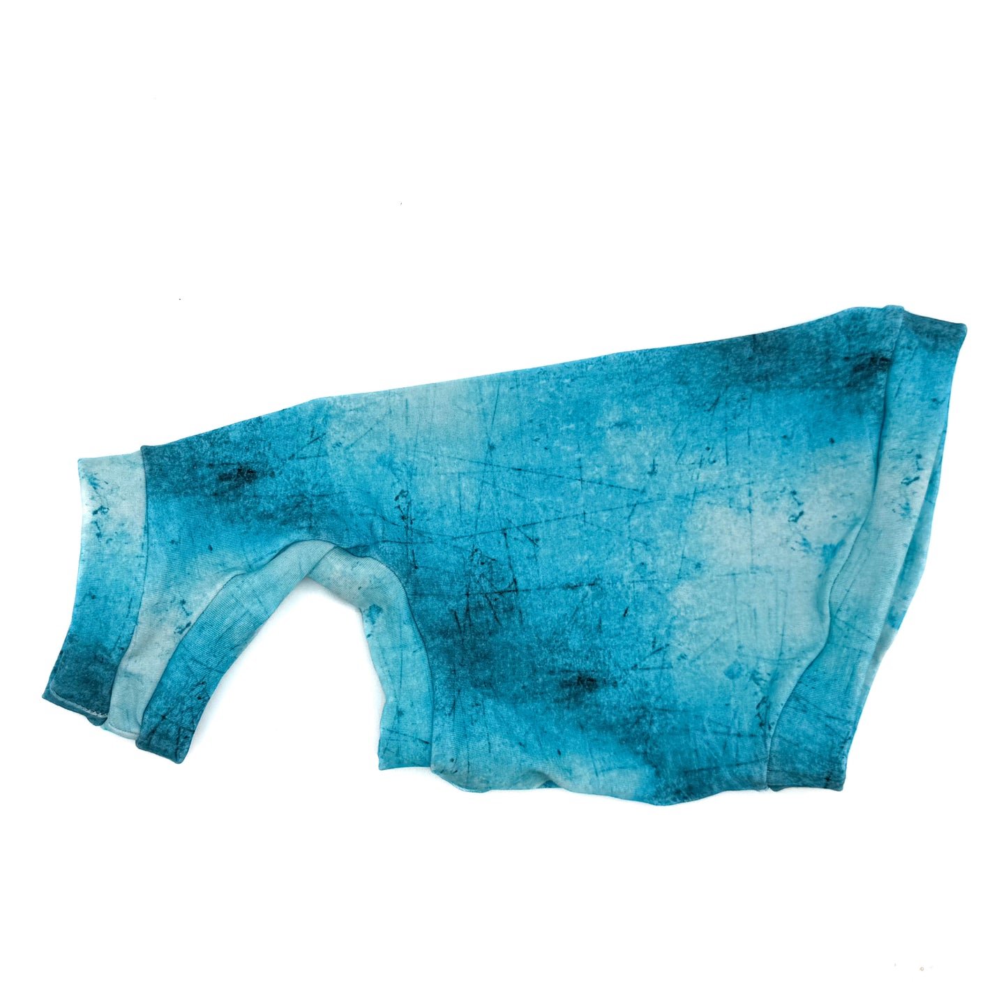 Blue Grunge Everyday Shirt with One Arm Hole