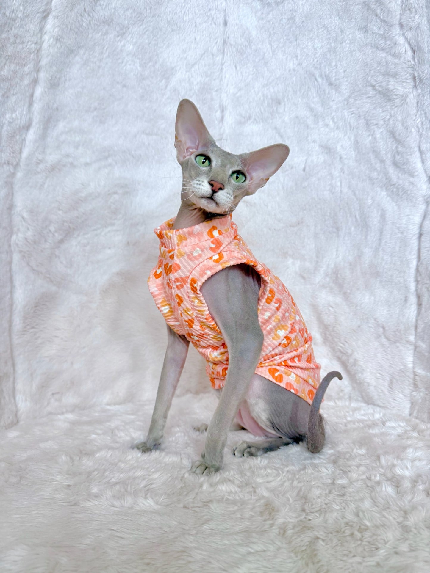 Peachy Prowl Chunky Ribbed Shirt