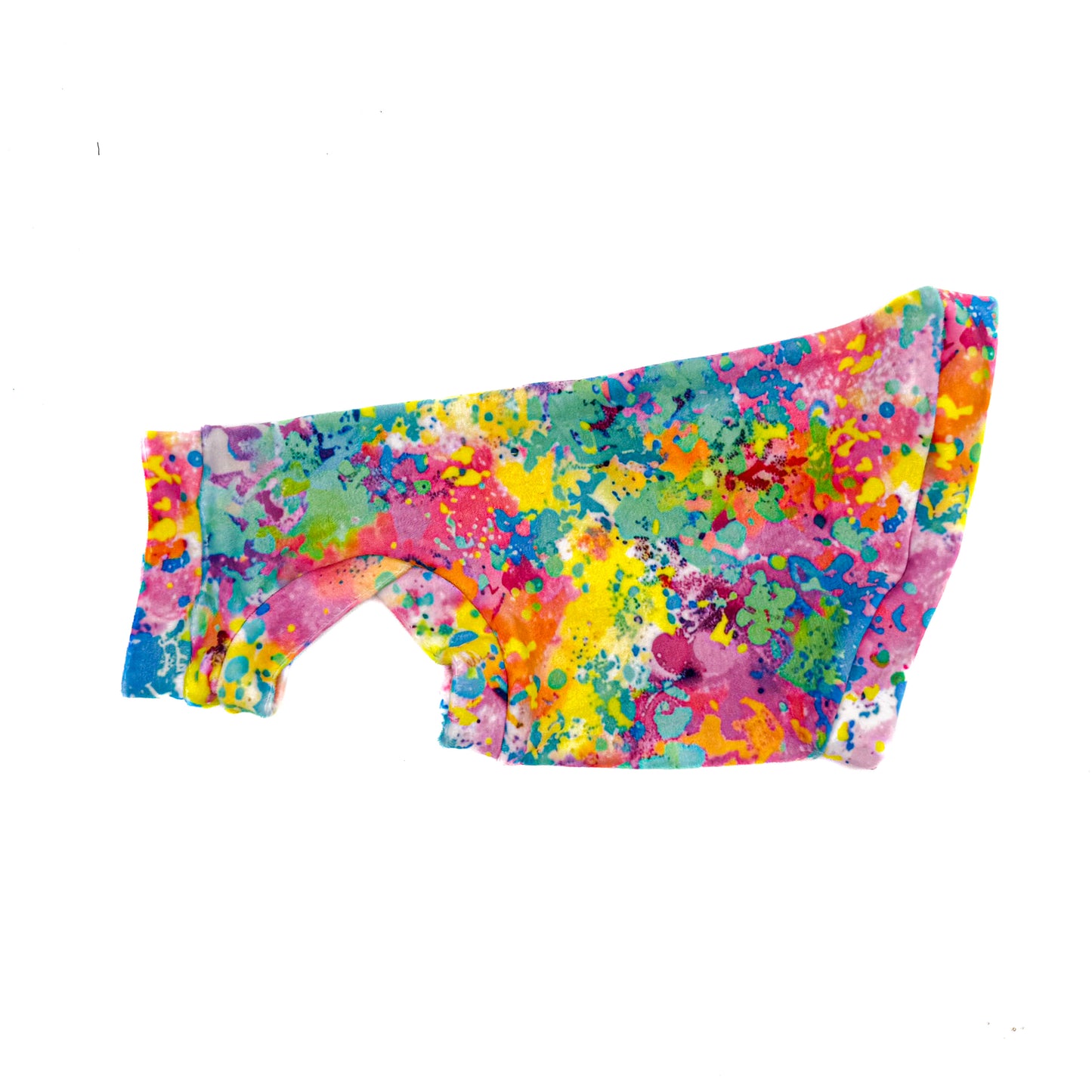 Paint Party Plush Shirt with One Arm Hole