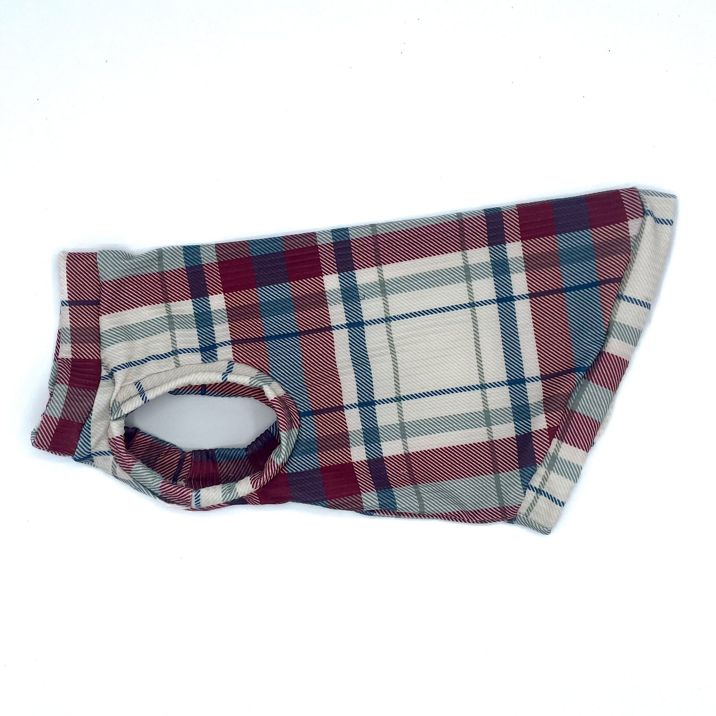 Seasonal Plaid Ribbed Luxe Shirt