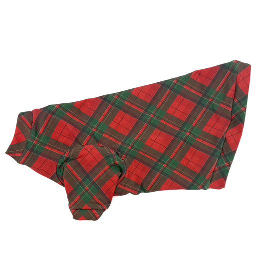 Holly Jolly Plaid Long Sleeve Lightweight Sweatshirt