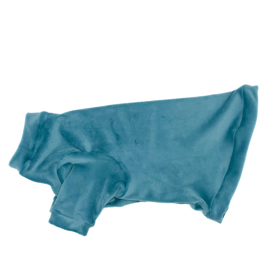 Teal Long Sleeve Plush Fleece Shirt