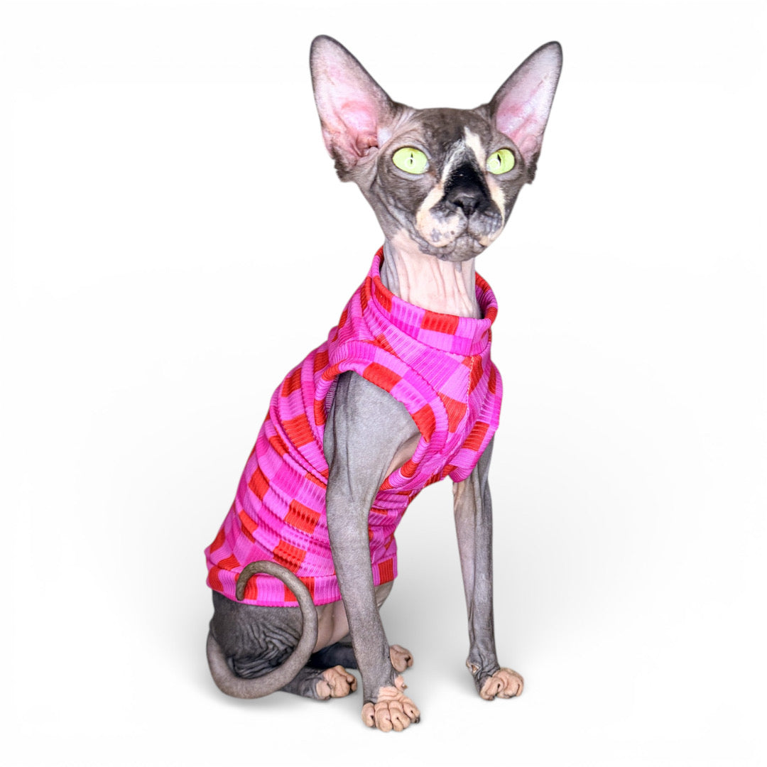 Valentine Checkers Ribbed Shirt