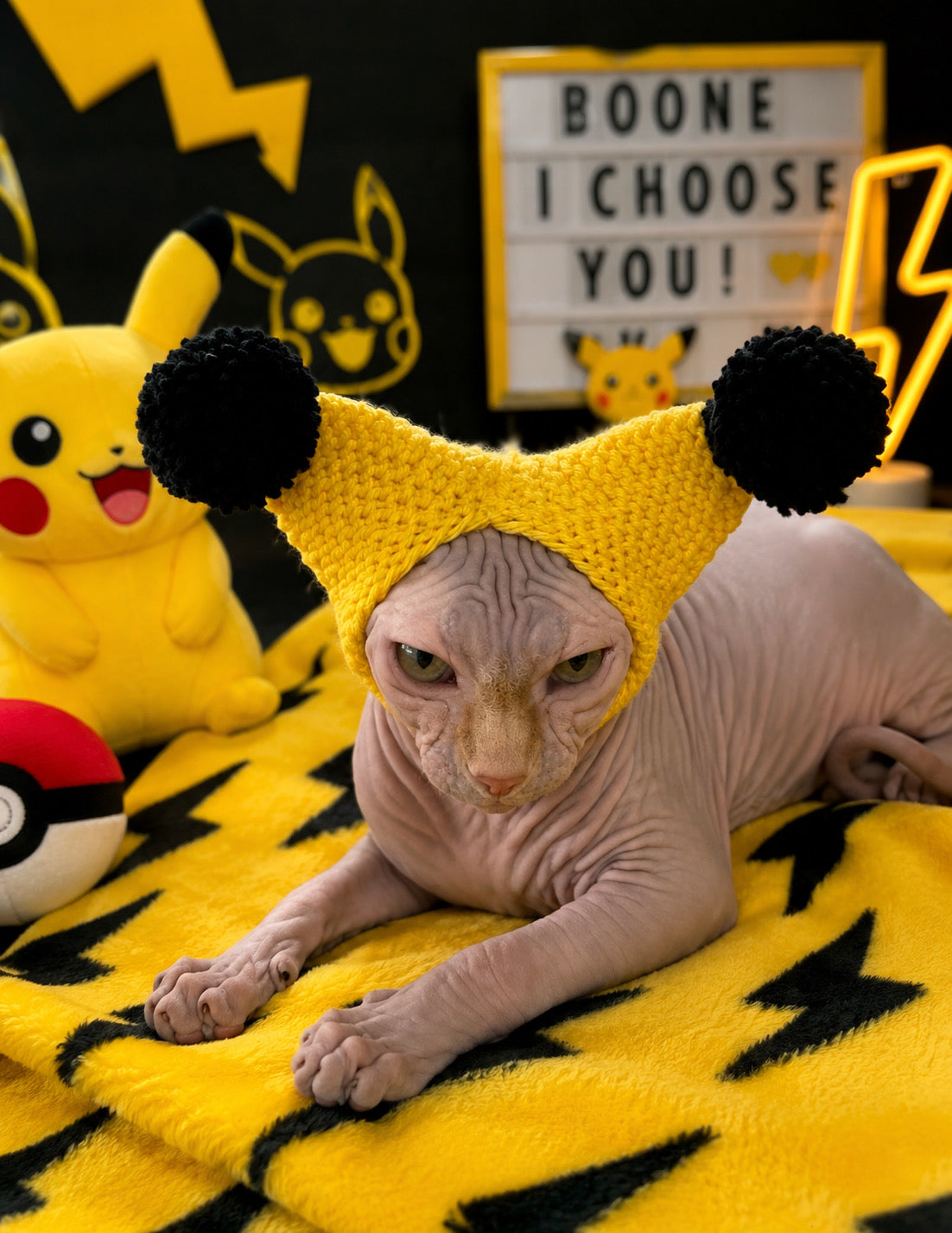 Pikachu Knit Hat