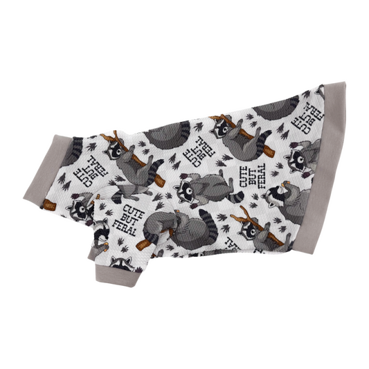 Dorian & Victor's Trash Pandas Long Sleeve Textured Shirt