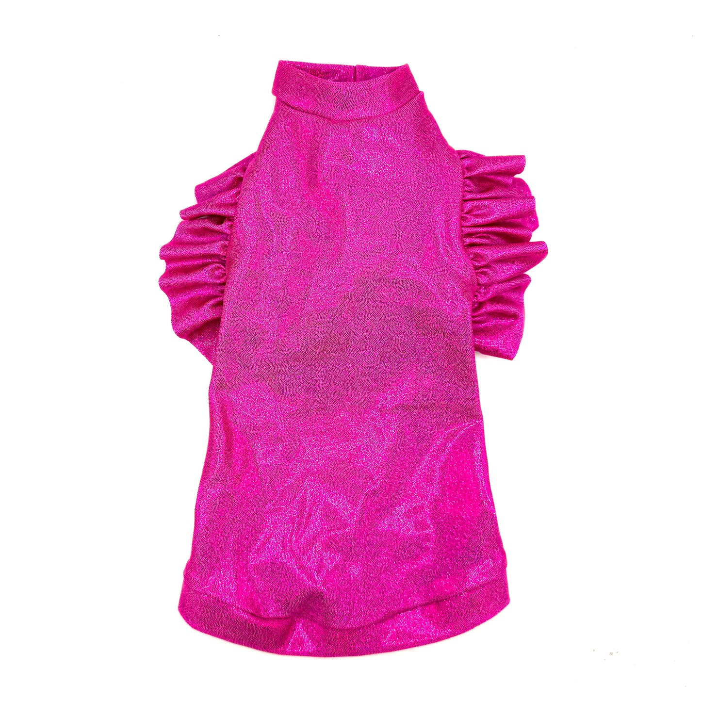 Beach Party Pink Wrinklebottom Sleeve Fashion Shirt