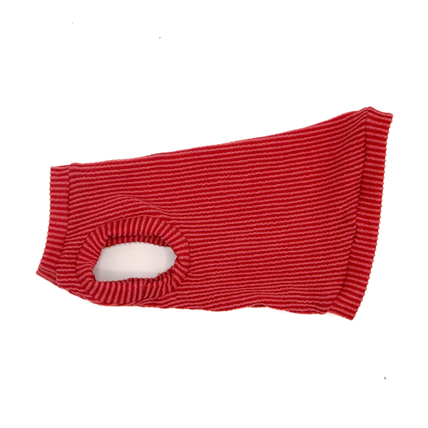 Christmas Red Chunky Ribbed Shirt