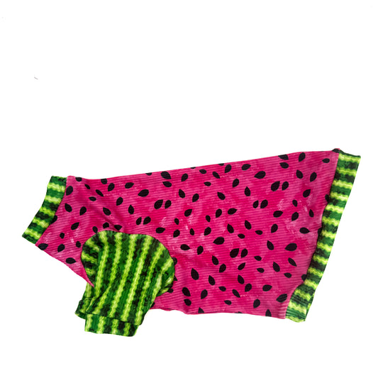Watermelon Sugar Long Sleeve Ribbed Shirt