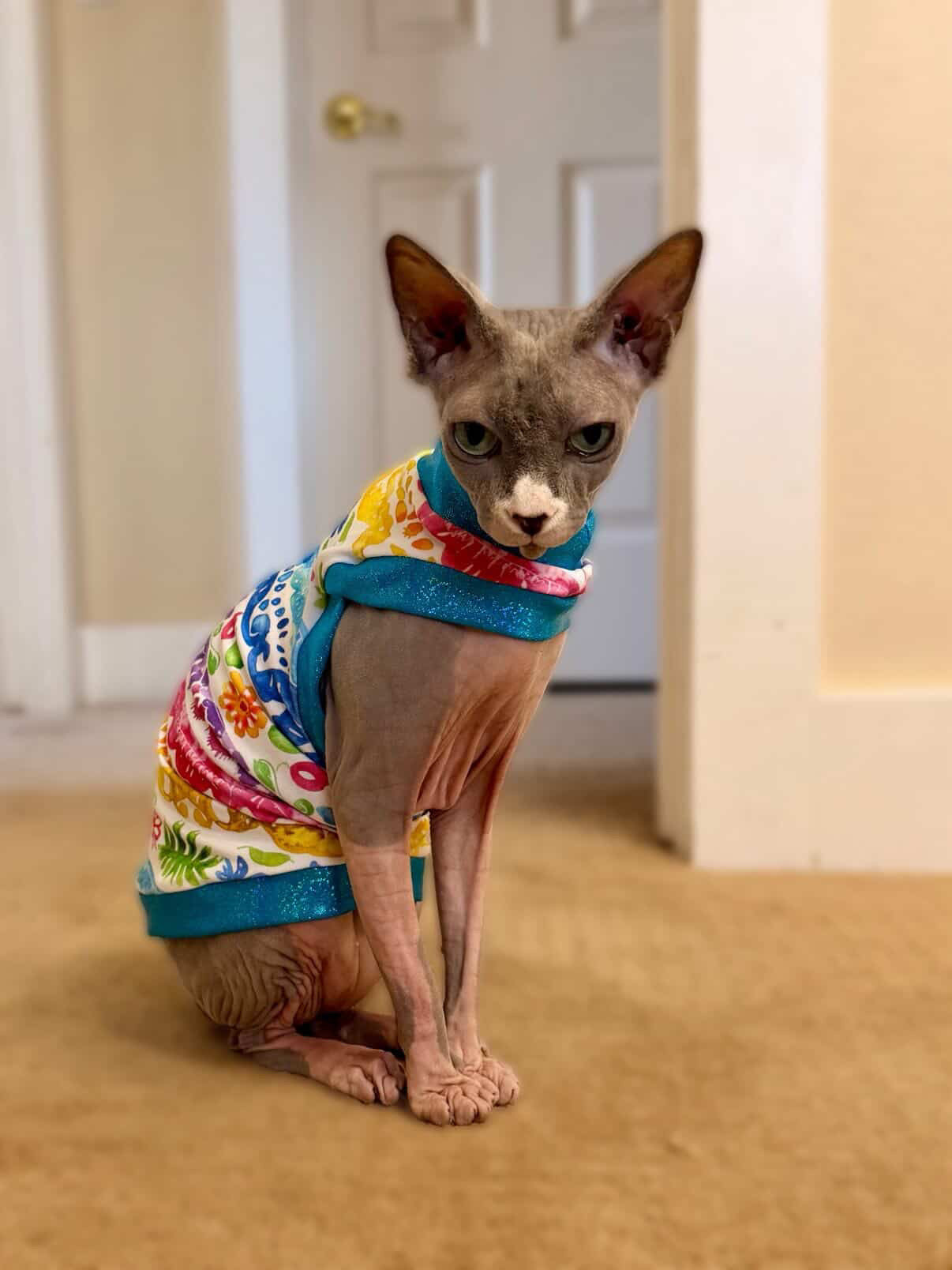 Fiesta Floral Everyday Shirt with One Arm Hole