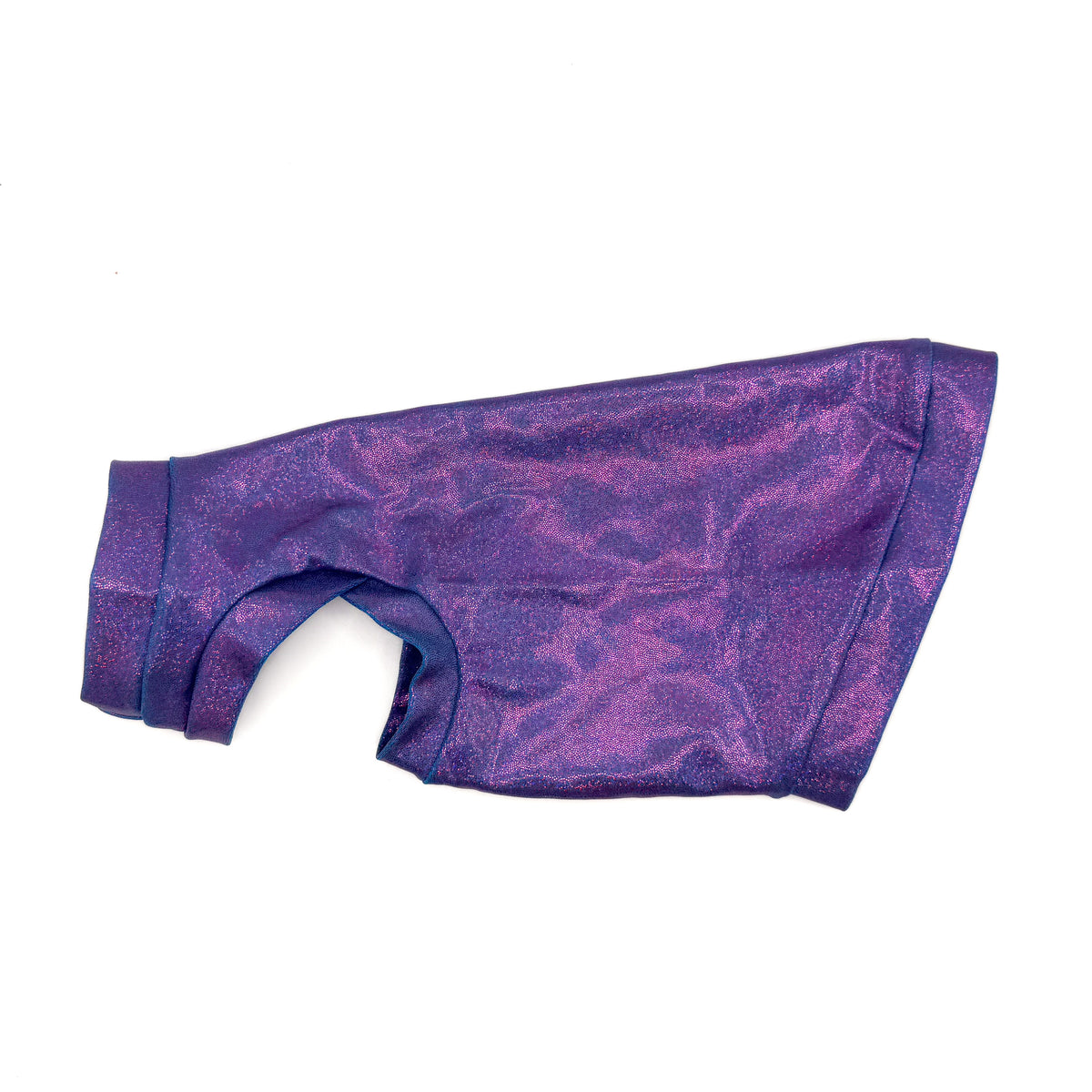Sparkly Purple Fashion One Arm Hole Shirt