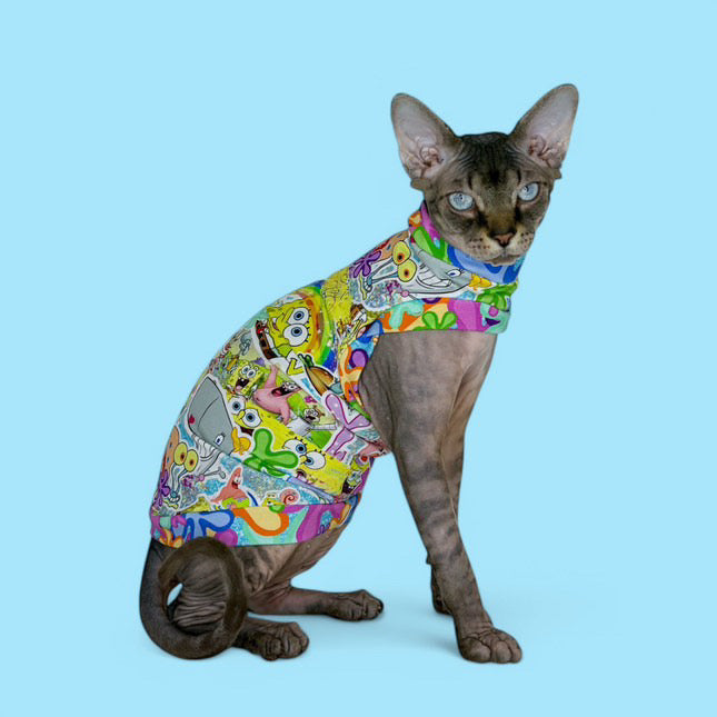 Pineapple Under the Sea Everyday Shirt with One Arm Hole