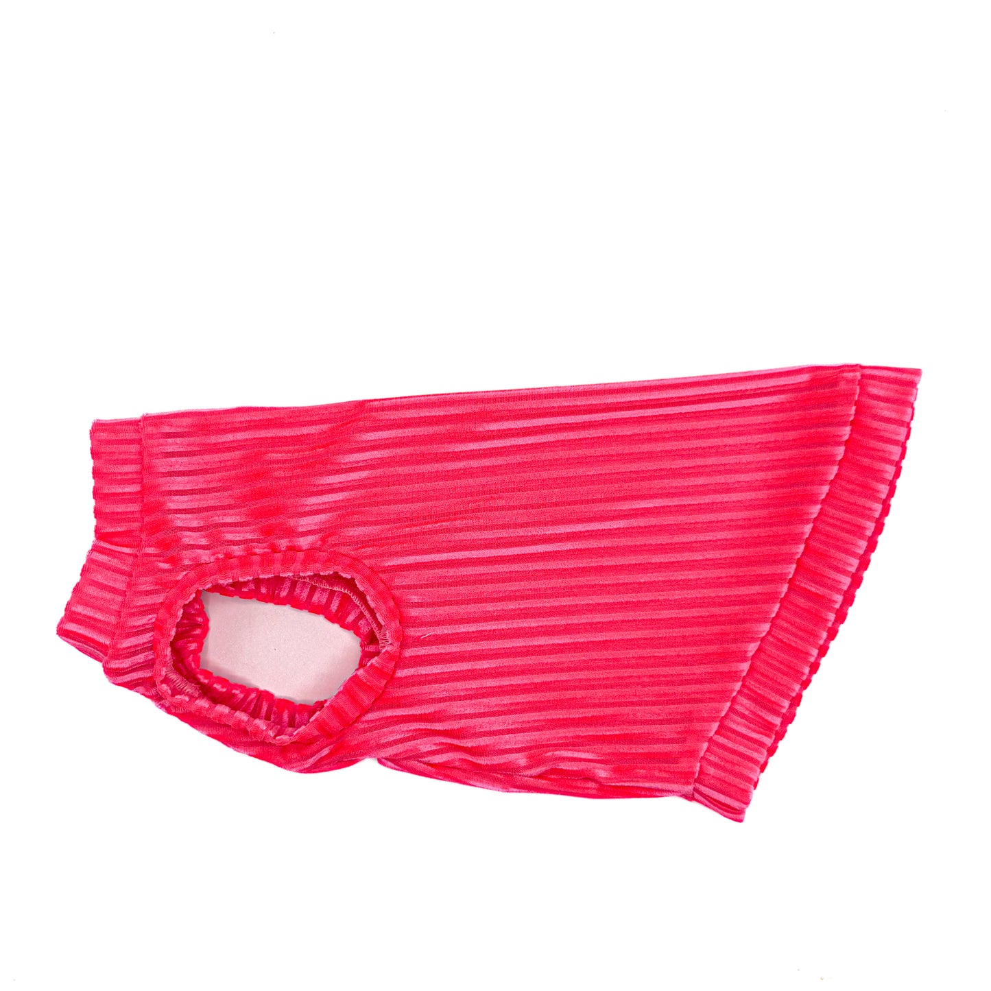Pink Paloma Punch Ribbed Velvet Shirt