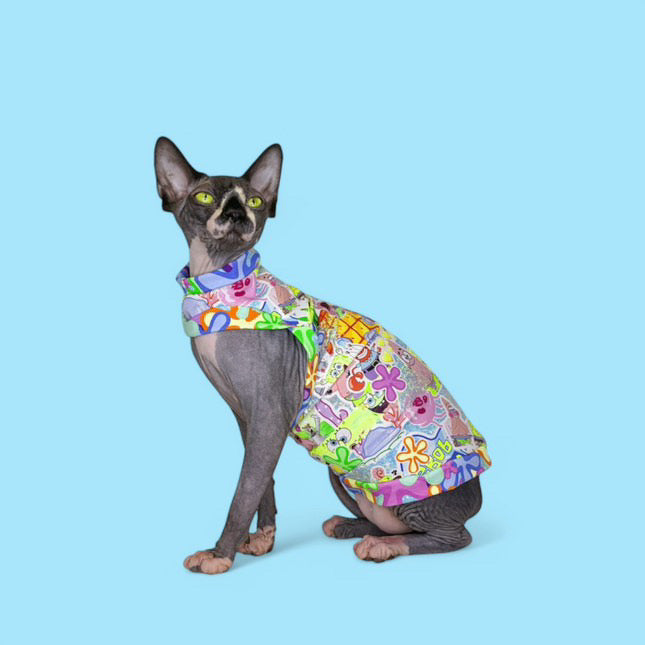 Pineapple Under the Sea Everyday Shirt with One Arm Hole