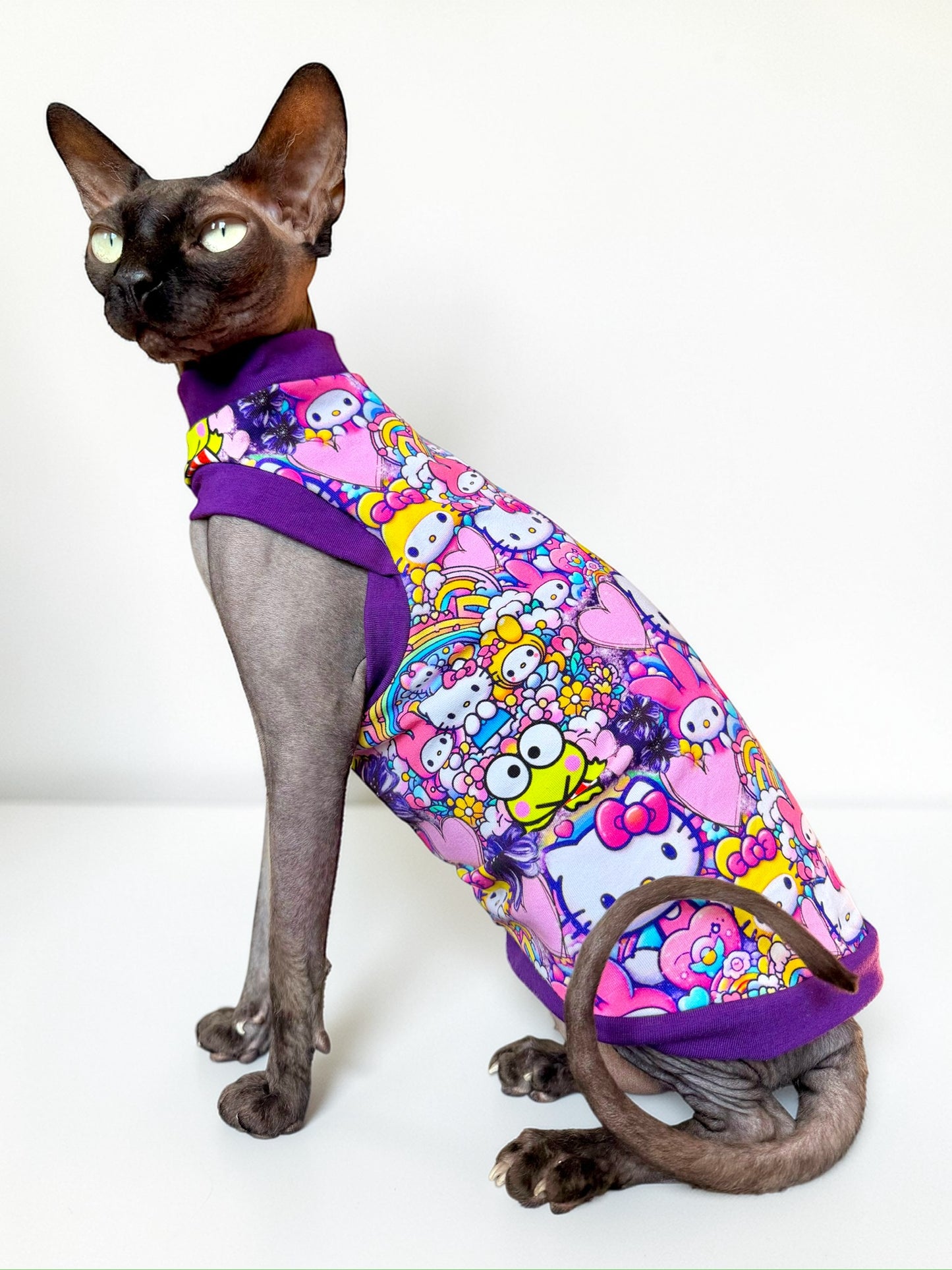 Meow Melody Everyday Shirt with One Arm Hole