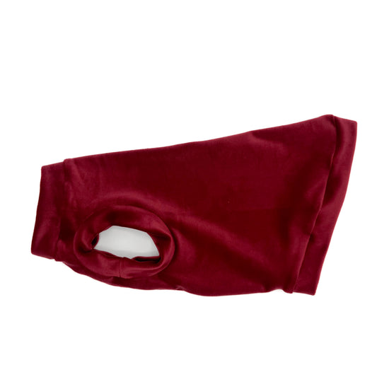 Sangria Plush Velvet Shirt