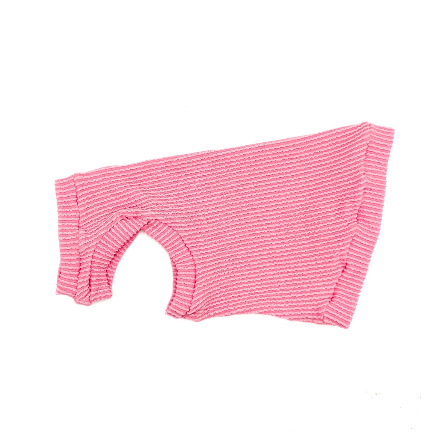 Blossom Chunky Ribbed Shirt with One Arm Hole