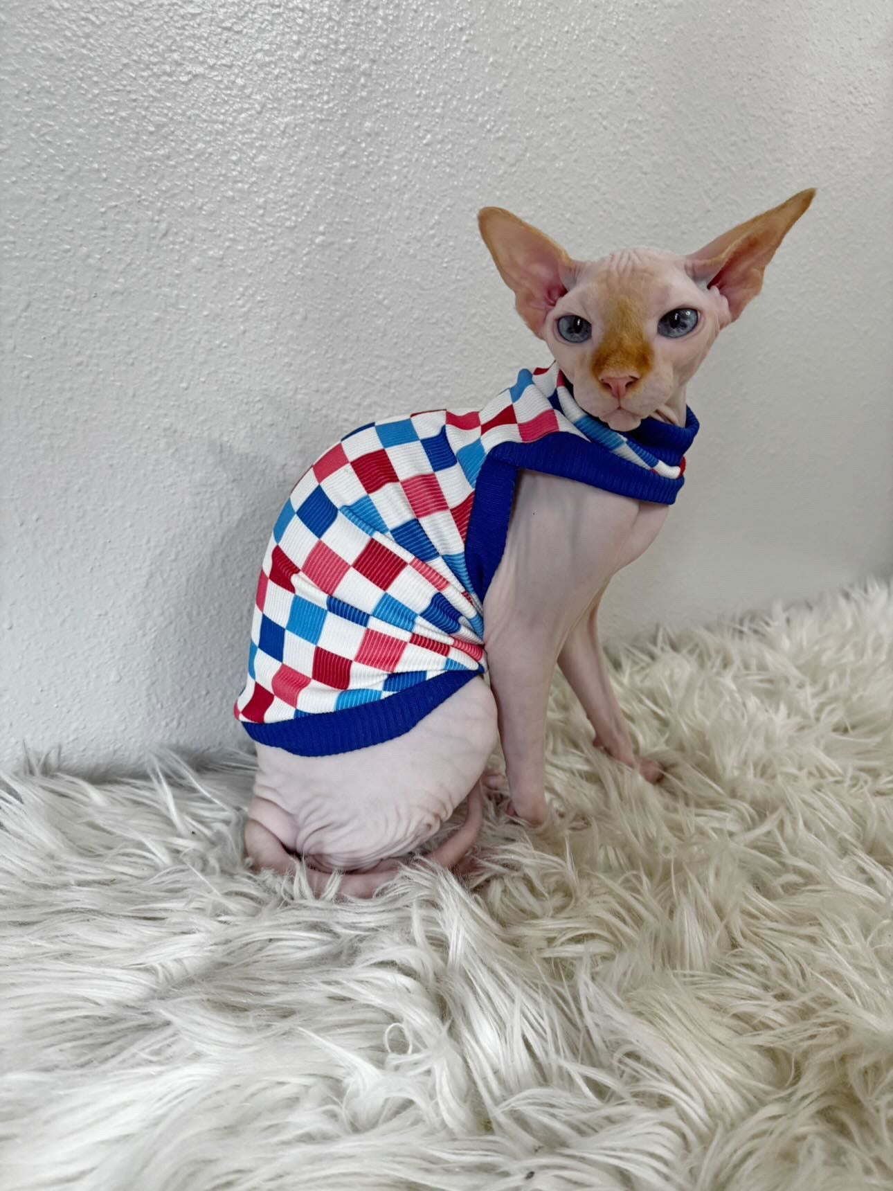 Retro Rocket Pop Ribbed Shirt with One Arm Hole