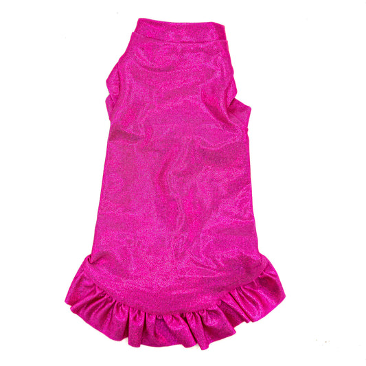 Beach Party Pink Ruffle Butt Fashion Shirt (Both Arm Styles)