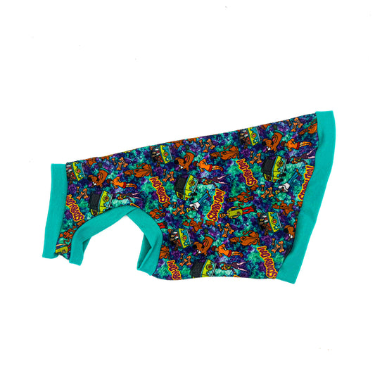 Mystery Meowchine Textured Shirt with One Arm Hole