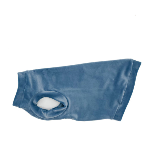 Denim Plush Velvet Shirt