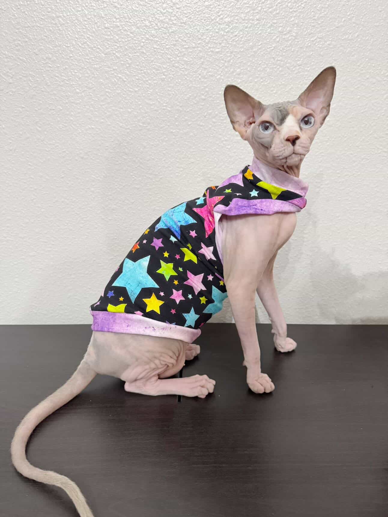 Purple Stars Everyday Shirt with One Arm Hole
