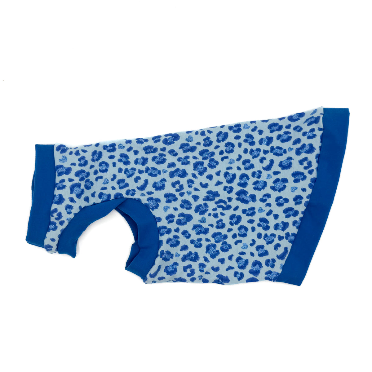 Blue Leopard One Arm Hole Shirt