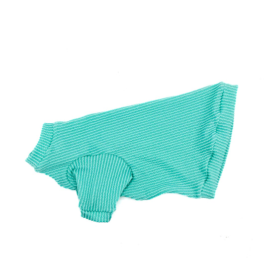 Seafoam Long Sleeve Chunky Ribbed Shirt