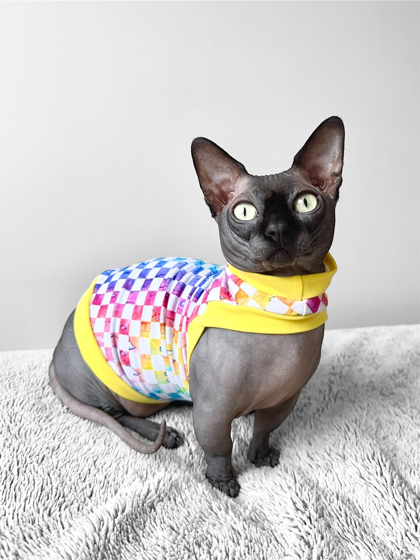 Checkered Charm Everyday Shirt with One Arm Hole